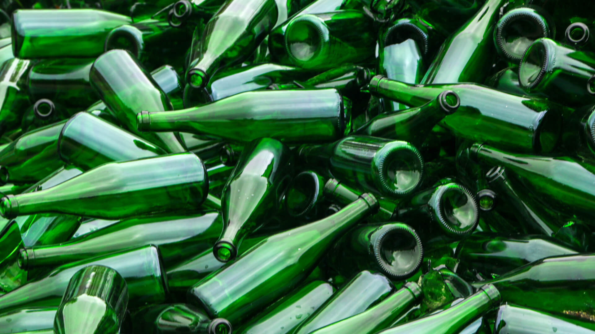 glass bottles for recycling