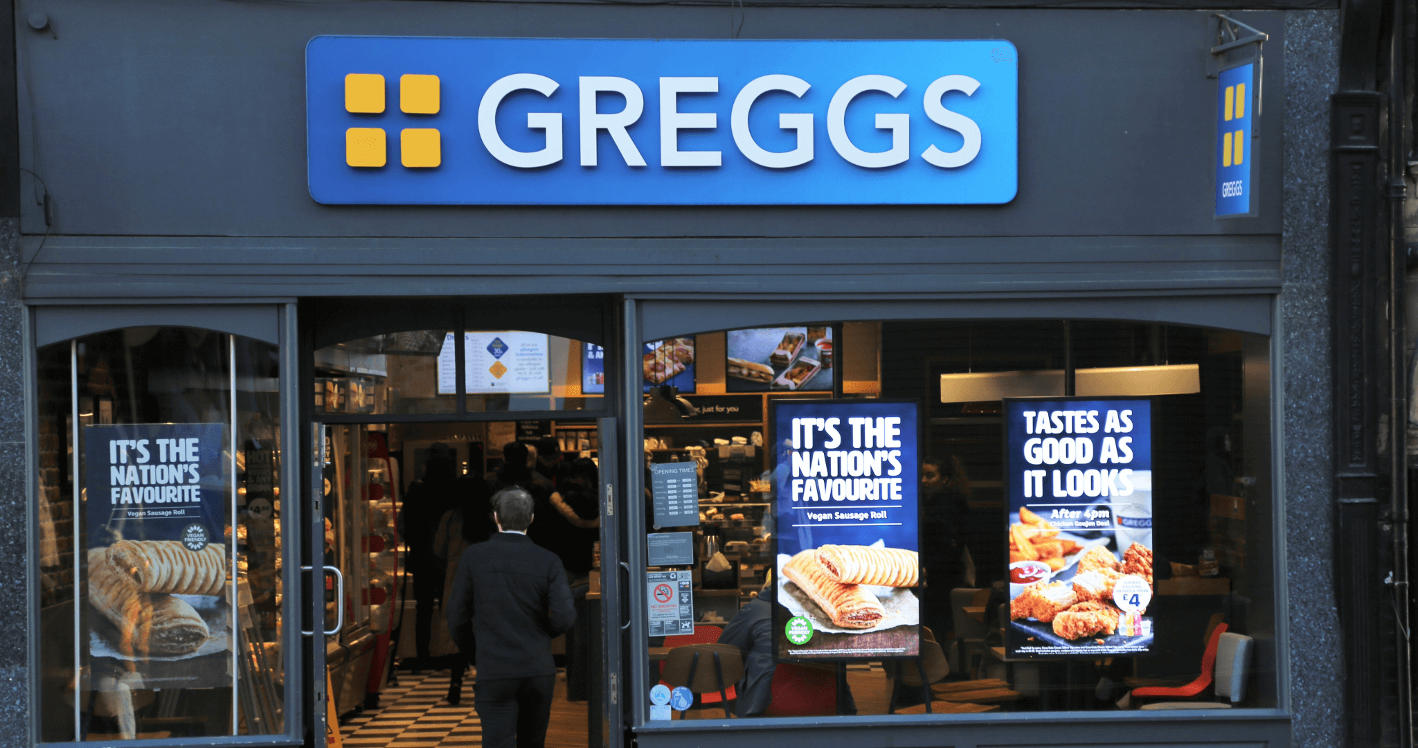Greggs the bakers on high street