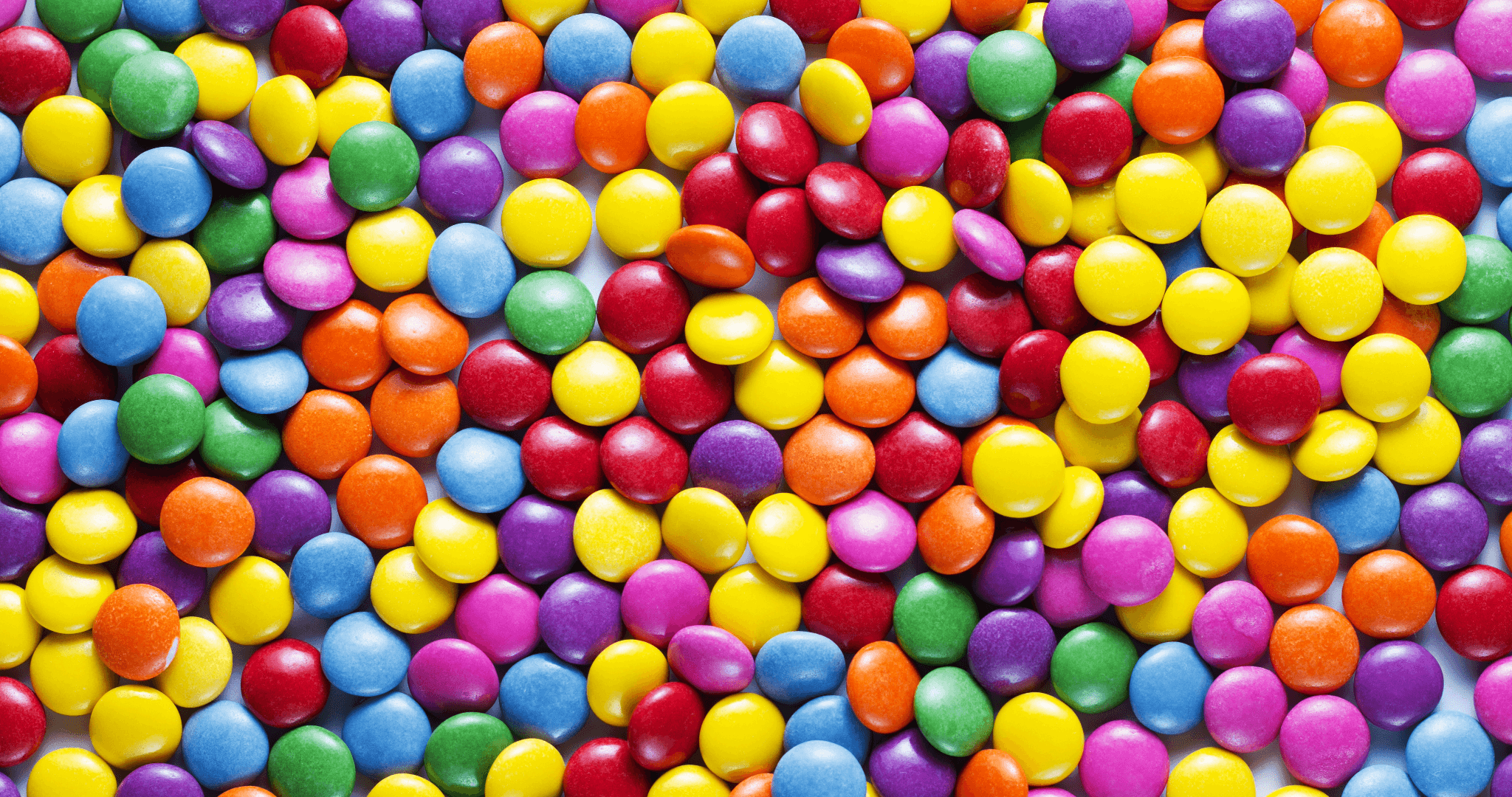colourful smarties sweets